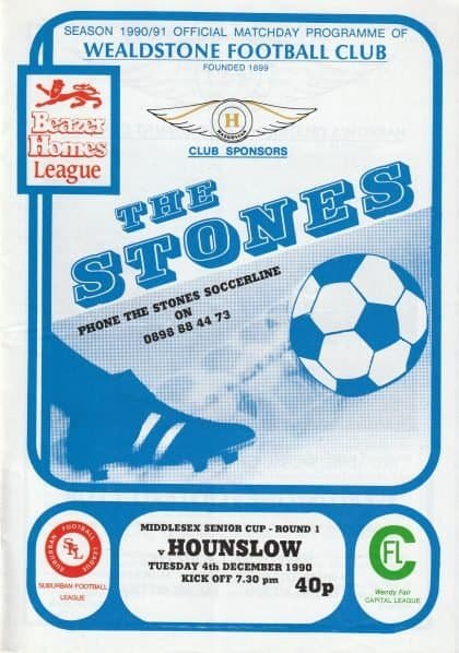 Wealdstone v Hounslow 04-Dec-1990