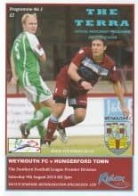Weymouth v Hungerford Town 09-Aug-2014