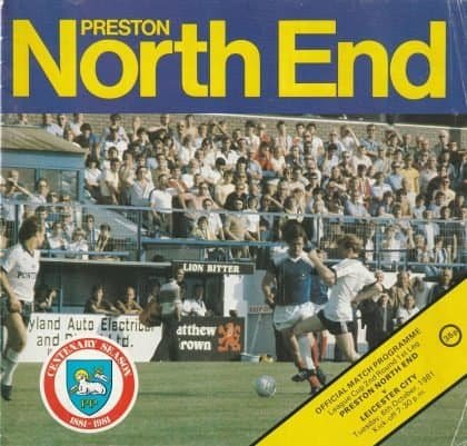 Preston North End v Leicester City 06-Oct-1981