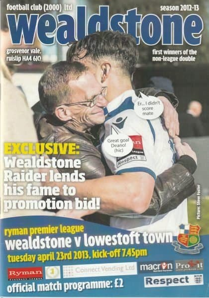Wealdstone v Lowestoft Town 23-Apr-2013