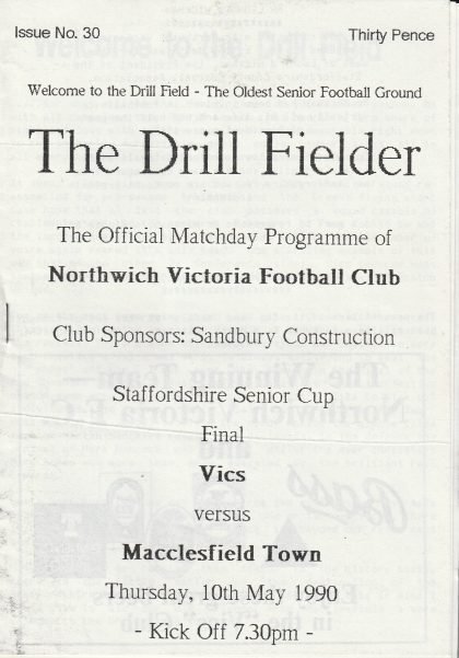 Northwich Victoria v Macclesfield Town 10-May-1990
