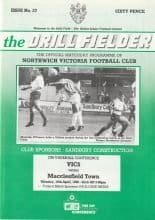 Northwich Victoria v Macclesfield Town 16-Apr-1990