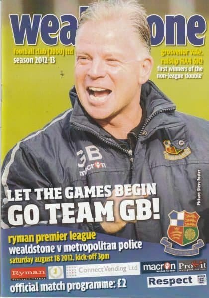 Wealdstone v Metropolitan Police 18-Aug-2012