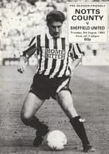 Notts County v Sheffield United 09-Aug-1990