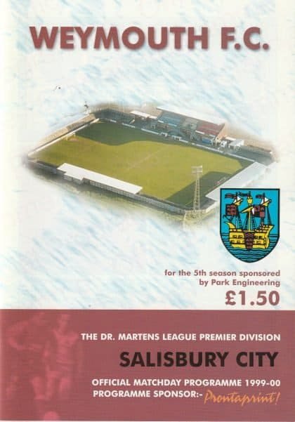 Weymouth v Salisbury City 03-Jan-2000