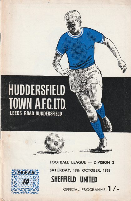 Huddersfield Town v Sheffield United  19-Oct-1968
