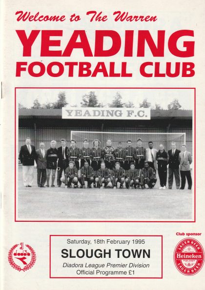 Yeading v Slough Town 18-Feb-1995
