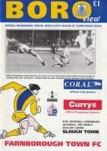 Farnborough Town v Slough Town  02-Mar-1996