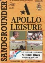 Southport v Slough Town 08-Apr-1996