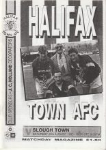 Halifax Town v Slough Town  26-Aug-1995
