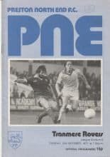 Preston North End v Tranmere Rovers 25-Oct-1977