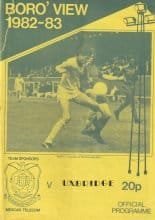 Farnborough Town v Uxbridge 30-Aug-1982