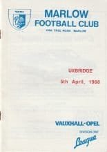 Marlow v Uxbridge 05-Apr-1988
