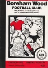 Boreham Wood v Uxbridge 06-Oct-1990