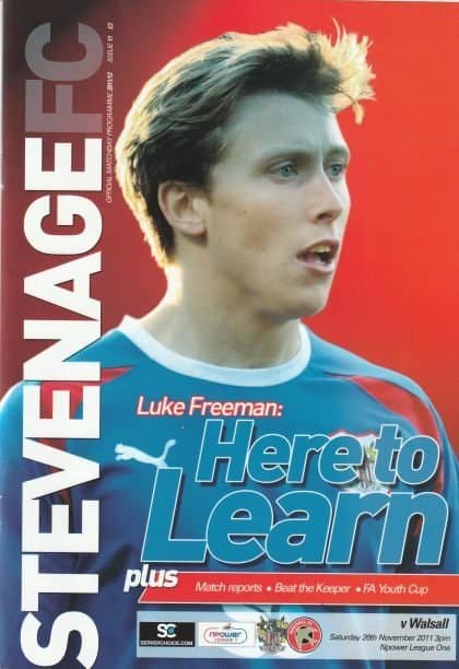 Stevenage v Walsall 26-Nov-2011