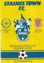 Staines Town v Walton & Hersham 03-Dec-1988