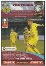 Weymouth v Whitehawk 13-Dec-2016