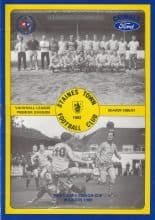 Staines Town v Wivenhoe Town 22-Jan-1991