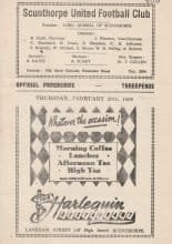 Scunthorpe United v Hull City 20-Feb-1958
