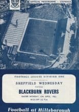 Sheffield Wednesday v Blackburn Rovers 15-Apr-1963