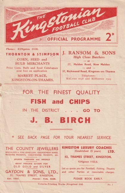 Kingston & Dist v Delft  08-Sep-1949