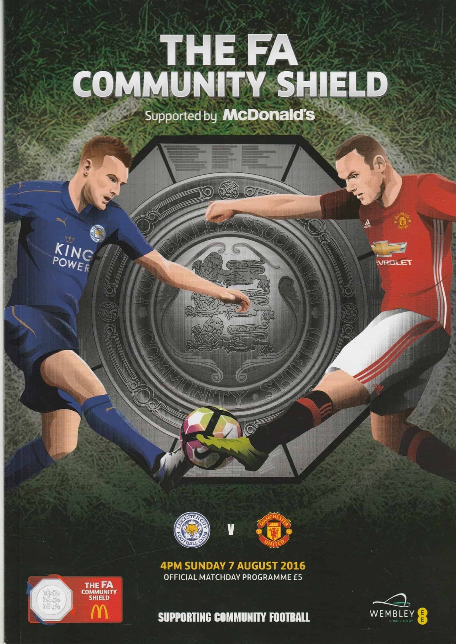 Leicester City v Manchester United 07-Aug-2016