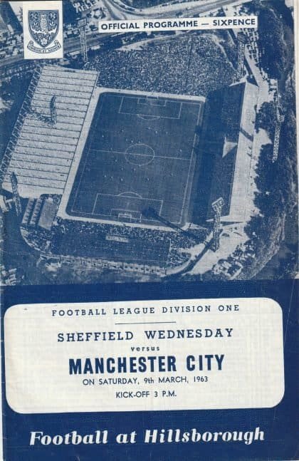 Sheffield Wednesday v Manchester City 09-Mar-1963