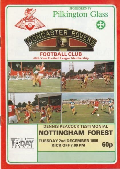 Doncaster Rovers v Nottingham Forest 02-Dec-1986