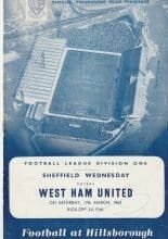Sheffield Wednesday v West Ham United 17-Mar-1962