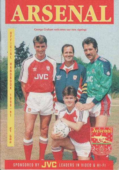 Arsenal Official Handbook 1990-91