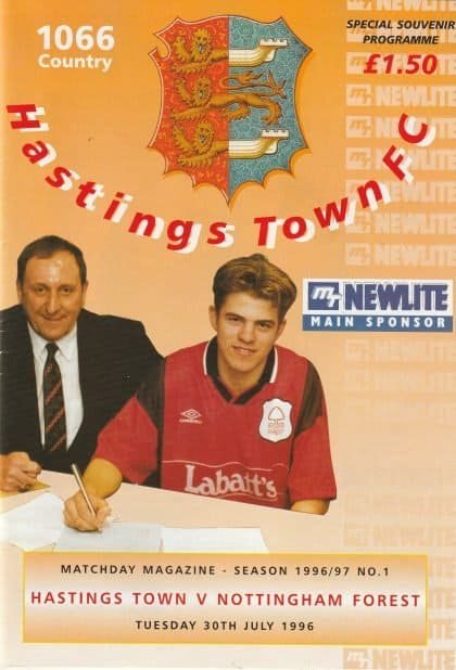 Hastings Town v Nottingham Forest 30-Jul-1996