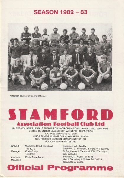 Stamford v Nottingham Forest 06-Dec-1982