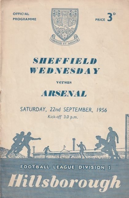 Sheffield Wednesday v Arsenal 22-Sep-1956