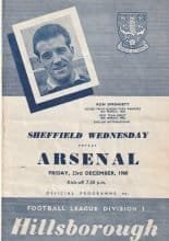 Sheffield Wednesday v Arsenal 23-Dec-1960