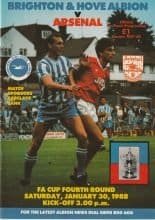 Brighton & Hove Albion v Arsenal  30-Jan-1988