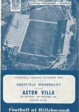 Sheffield Wednesday v Aston Villa 10-Nov-1962