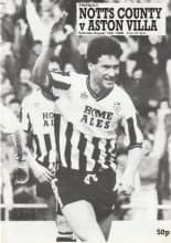 Notts County v Aston Villa 13-Aug-1988