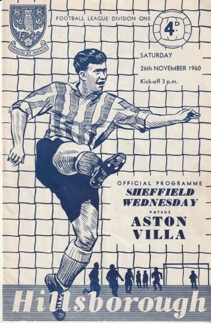 Sheffield Wednesday v Aston Villa 26-Nov-1960