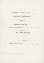 Northwich Victoria v Blackburn Rovers 06-Aug-1982