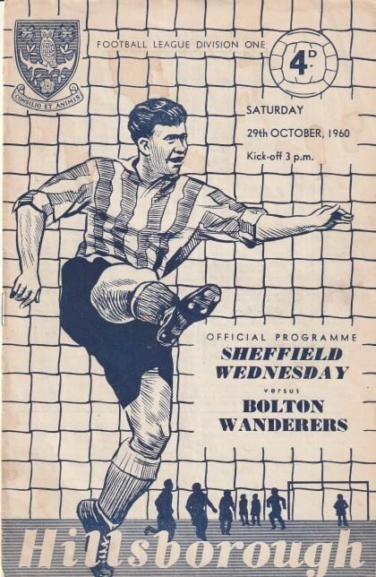 Sheffield Wednesday v Bolton Wanderers 29-Oct-1960