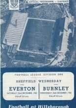 Sheffield Wednesday v Burnley 26-Dec-1962