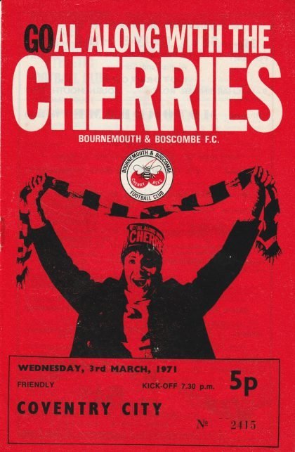 Bournemouth & Boscombe Athletic  v Coventry City 03-Mar-1971