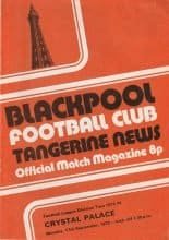 Blackpool v Crystal Palace 17-Sep-1973