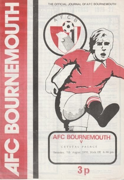 AFC Bournemouth v Crystal Palace 07-Aug-1976