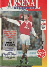 Arsenal v Derby County 01-Dec-1992