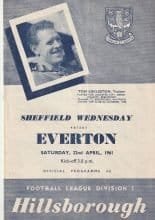 Sheffield Wednesday v Everton 22-Apr-1961
