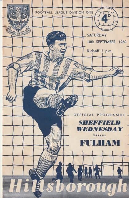 Sheffield Wednesday v Fulham  10-Sep-1960