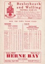BexleyHeath & Welling v Herne Bay 25-Apr-1959