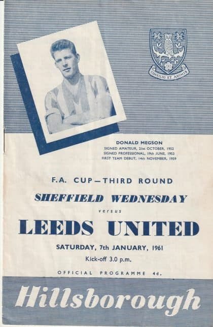 Sheffield Wednesday v Leeds United 07-Jan-1961