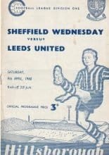 Sheffield Wednesday v Leeds United 09-Apr-1960